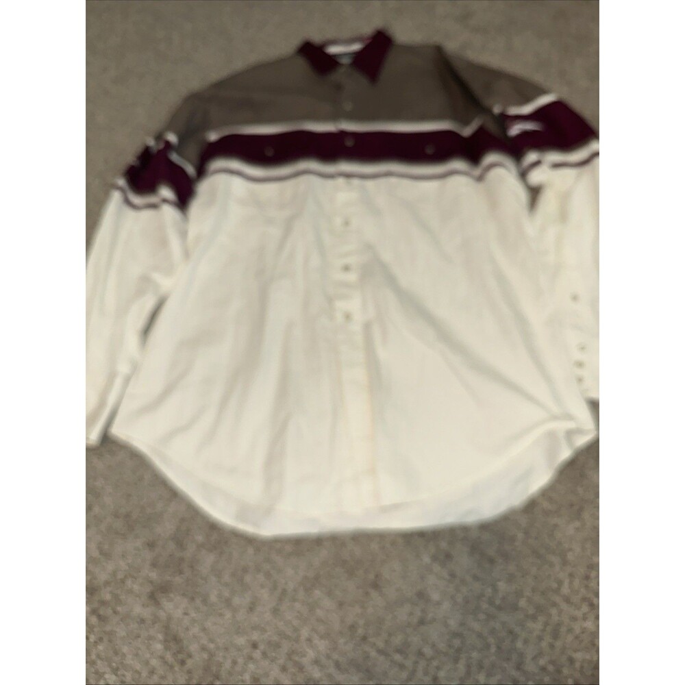 Vintage Western Rodeo Pearl Snap Shirt Long Sleeve XL Cumberland Outfitters